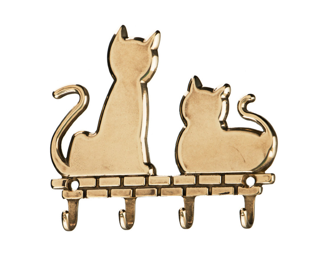 01922 Вешалка "Две кошки"